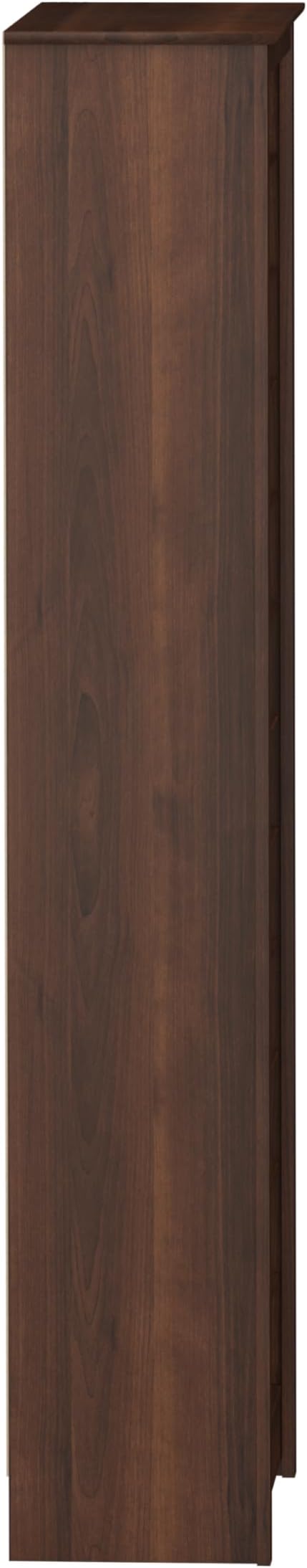 Prepac Elegant Brown Shoe Storage Cabinet, Space-Saving Solution with Cubbies for 36 Pairs, 13"D x 23.5" W x 72.5" H
