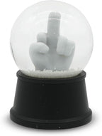 Funny Novelty Snow Globe – Quirky Mini Desk Gift for Office, Home, or Holiday – Unique Collectible Gag Gift for Friends and Coworkers - Have a Nice Day