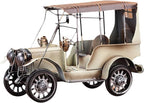 Vintage Car Model Miniature Sculpture Novelty Antique Retro Decoration Desk Bookshelf Collectible Vehicles Tabletop Ornament, White