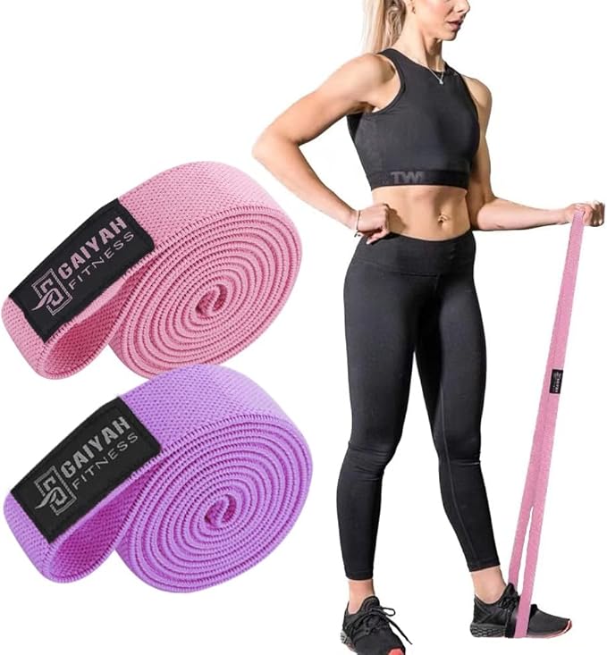 Long Resistance Bands, Fabric Resistance Bands Stretch Bands for Exercise Bands Resistance Bands Set Elastic Resistance Bands for Working Out Women Resistance Bands for Physical Therapy