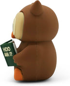 Little Readers – Cute Figurines for Bookshelves, Desks, Terrariums & Home Decor – Book-Loving Animal Statues - Owl