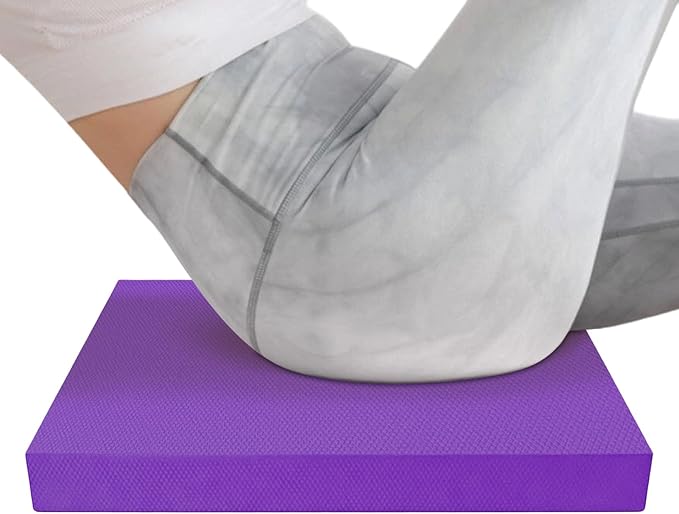 Stability Pad - 50x40cm Soft Thick Stability Mat - Balance Cushion Foam Pads for Exercise | for Women Men Home Gym Floor Yoga Workout Physical Training Stretching