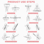 Resistance Bands with Handles,Figure 8 Resistance Band Elastic Fitness Bands Exercise Band for Home Yoga Gym Workout