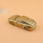 Car Statue Brass Figurine Micro Landscape Study Decoration for Living Room