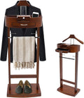 Mens Valet Stand with Drawer & Base Clothes Valet Stand for Bedroom Suit Rack Stand for Men and Women Clothing Valet Suit Stand, 16.93" D x 13.19" W x 42.13" H