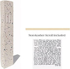 A&S Mezuzot A&S Modern Stone Mezuzah Case Design, Mezuza Cover for Scroll Protection, Easy Peel and Stick Houswarming Gift and Home Blessing (Terrazzo Beige, 5 Inches)