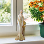Comfy Hour 13" Victorian Style Lady Figurine, Elegant Vintage Woman Statue for Home Decor, Hand-Painted Polyresin Sculpture, Antique Art Collectible Gift for Living Room, Bedroom & Shelf