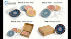 Turkish Handmade Ceramic Decorative Plate 7.08” (18 cm) – Hand-Painted Wall Hanging Art, Ottoman Anatolian Motif, Boho Mediterranean Home Decor Accent, Unique Artisan Craft Gift