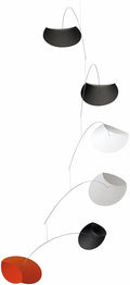 Flying Saucers Ii Hanging Mobile - 34 Inches Plastic - Handmade in Denmark by Flensted