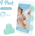 STRN Wax Melts, Baby Powder Scented Soy Wax Cubes 4 Pack, Long-Lasting Fragrance Scented Wax Cubes for Warmers, Home, SPA, Bedroom (4 x 1.25oz)