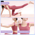 3pcs Figure 8 Resistance Bands Exercise Bands for Women, 2026 New Resistance Band with Handles for Working Out, Elastic Ropes for Arm Back Shoulder Stretching Training