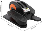Under Desk Elliptical Machine, Portable Leg Exerciser While Sitting with Display Monitor & Remote Control, Adjustable Speed Ellipse Leg Exerciser Equipment for Home