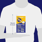 Powerful Clothes Moth Traps + Replacement Strips (9 Strips in Total) - Traps & Refills by MothPrevention - for Indoors, Home, Closets & Clothing