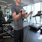 1 Pair Resistance Bands with Handles and Clips - Pedal Exercise Bands Strength Strength Training Home Gym Yoga Pilates Durable Clips Pedal Band Stepper Therapy