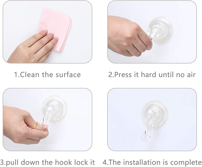 Your Little Lovely Christmas Wreath Holders Holiday Hangers – Suction Cup Hooks Glass Window Door Home Kitchen Hooks Supplies Decorations