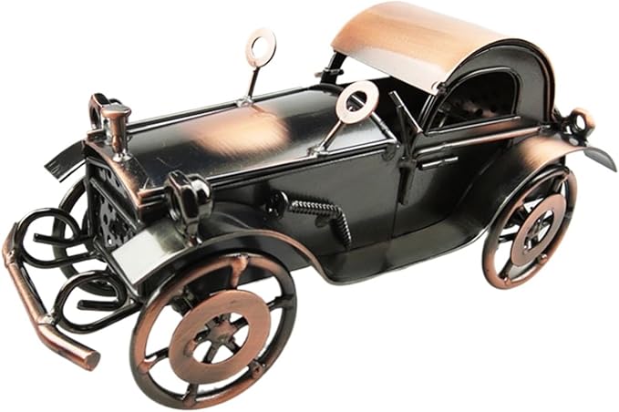 Metal Antique Vintage Car Model Handmade Handcrafted Collections Collectible Vehicle Home Décor