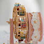 LOVE FOR YOU Gift Wrapped Music Box Bear Ferris Wheel Musical Decoration for Girls Kids Sister Son Daughter Mom Granddaughter Grandma Niece Children Women Christmas Birthday Presents Gifts