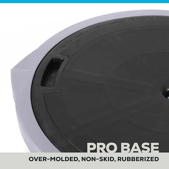 BOSU NexGen 25IN Home Fitness Exercise Gym Strength Flexibility Balance Trainer with Rubberized Non Skid Surface and Hand Air Pump