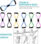 Pilates Essentials Kit for Women, 2025 New Better Me Pilates Kit for Core Strength, Stretching & Toning, 25cm Figure 8 Resistance Band Yoga Bands for Gym Workout