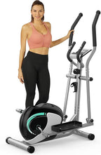 THERUN Elliptical Machine for Home, Hyper-Quiet Elliptical Exercise Machine, Compact Elliptical Trainer w/8 Levels Adjustable Resistance, 6KG Flywheel, Pulse Sensor, LCD Monitor