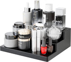 Yieach Cologne Perfume Organizer for Men,3 Tier Cologne Display Shelf & Fragrance Rack,Black Cupcake Stand and Display Risers for Action Figure,Funko Pop Display,Collectibles,Makeup,Perfume Shelf,1Pcs