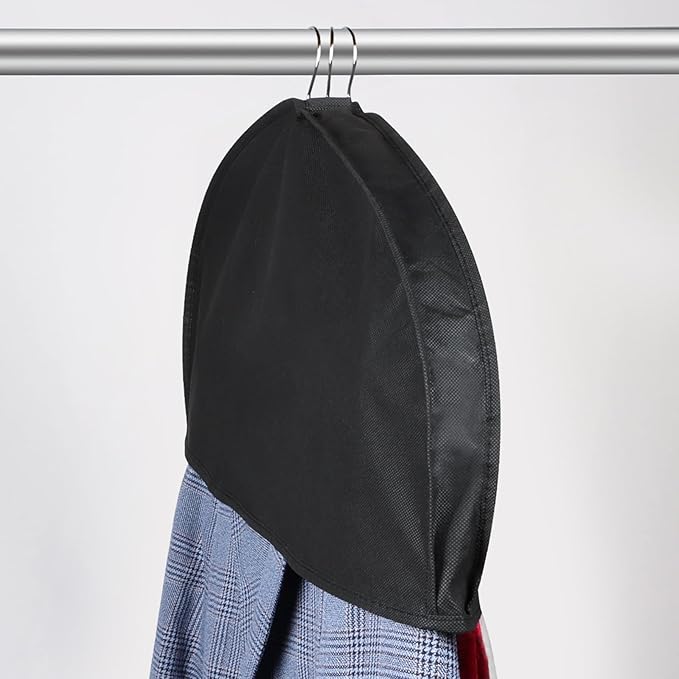 Zilink Breathable Shoulder Covers for Clothes Garment Cover Clothes Protectors for Hanging Clothes Garment Covers for Suit,Coats,Dress Closet Storage（Set of 15）