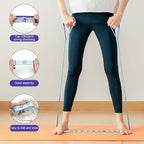 Elastic Yoga Stretching Strap with Loops, CEILIWEN Stretch Straps for Physical Therapy, Pilates Stretch Band, Elastic Exercise Bands, Leg Stretching Strap, Stretch Resistance Bands for Exercise