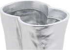 Umbrella Stand Creative Rain Boots Shape Umbrella Holder Flower Arrangement Umbrella Stand Fashion Resin Umbrella Storage Bucket Decoration Shelf Bucket(Silver)