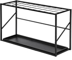 Colingmill Folding Umbrella Storage Stand Rack Holder Organizer Free Standing Umbrella Rack with Removable Drip Tray for Entryway Home Office Hotel Entry Hallway (L35.51 X W11.89 X H19.69 Inch)