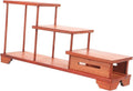 LIFKOME Tiered Wooden Display Riser Stand Pedestal for Home Decor Statues Holder