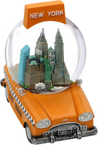 New York City Taxi Snow Globe 4 Inches