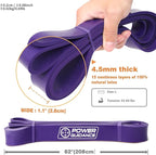 POWER GUIDANCE Pull Up Assist Bands - Stretch Resistance Band - Mobility Band - Powerlifting Bands - by Perfect for Body Stretching, Powerlifting, Resistance Training