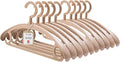 10 Pack Heavy Duty Coat Hangers 25lb Load Capacity Swivel Suit Clothes Hanger Wide Shoulder Jacket Hangers Thick Large Non Slip Hanger (Kahki)