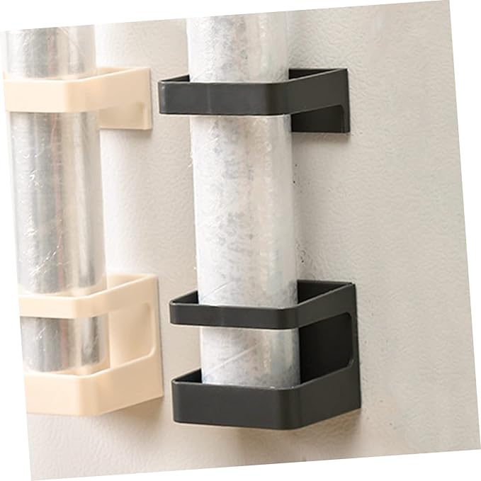 DOITOOL Unbrella Wall Mounted Umbrella Holder Stand Adhesive Umbrella Rack Cane with Drip Tray for Home Indoor, Black Storage Shelving