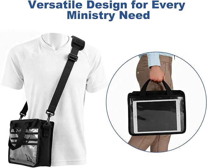 JW Magazine and Tract Holder – JW Field Service Supplies,Jehovah Witness Ministry Supplies,Jworg Accessories Best Life Ever Gifts,Ministry Organizer for Pioneers Bag Convention
