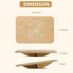 Juoe Maze Balance Board Wobble Board for Kids and Adult,up to 350 Ibs for Coordination Skills Obstacle Courses Sensory Balance Toys for Kids,Professional Rocker Balance Board for Physical Therapy.