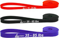 LEZER Resistance Bands - Pull Up Bands for Home Gym Fitness, Stretching, Physical Therapy & Training - Includes Instruction