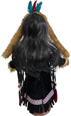 KINNEX COLLECTIONS SINCE 1997 16" Collectible Native American Indian Porcelain Doll (D16781)