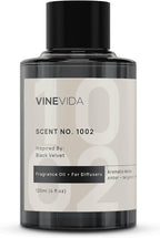 VINEVIDA [4 Fl Oz] Scent NO.1002 Inspired By Black Velvet Fragrance Oil For Cold Air Diffusers, Aromatic Notes of Amber Bergamot Rose, Essential Oils for Diffuser Oil Refill & Air Freshener Room Spray
