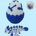Enchanted 3D Egg with Miniature Inside - Handcrafted Printed Collectible | Fantasy Decor & Gift (Iceball Dragon & Egg (Box))