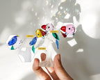 H&D HYALINE & DORA Crystal Birds Figurines Collectibles Art Glass Animal Figurine Craft Ornament Home Table Decoration,Gift Boxed