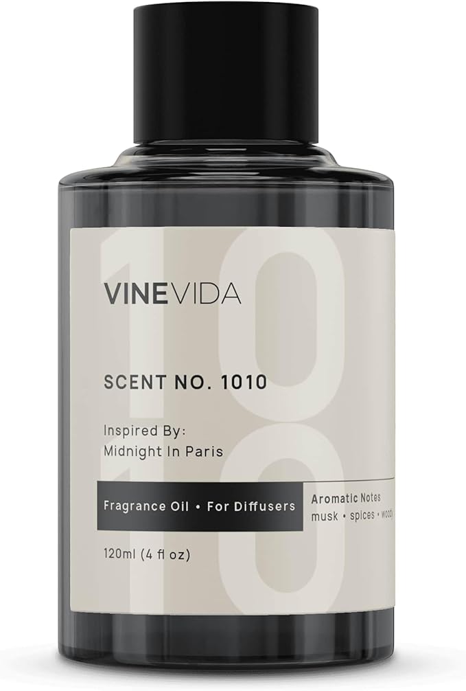 VINEVIDA (4oz) Hotel Fragrance Diffuser Oil - Hotel Scents Diffusers for Home - Cold Air Diffuser Oil - Hotel Scent Essential Oil - Scent No.1010 Inspired by Hotel Costes