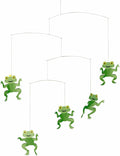 Happy Frog Hanging Mobile - 22 Inches - High Quality - Handmade in Denmark by Flensted