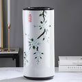 Ceramic Umbrella Stand Living Room Floor-Standing Freestanding Cane Chinese Umbrella Stand Multifunctional Painted Porcelain Vintage Ceramics Flower Vases for Home Office Entrance Indoor(D)