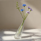 Mini Gradient Glass Vase, Exquisite Desktop Decorative Vase, Pro Glass Replacement (Green)