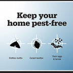 NO Moth Closet Hanger Refill Kills Clothes Moths, Carpet Beetles, and Eggs and Larvae, 7 OZ, 2 count (Pack of 1)