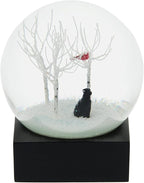 Black Lab in Woods Snow Globe by CoolSnowGlobes