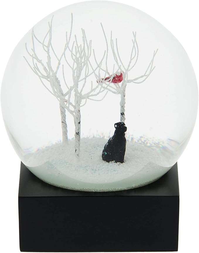 Black Lab in Woods Snow Globe by CoolSnowGlobes