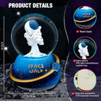 Snow Globe, Astronaut Snow Globes for Kids Boys Girls, Musical & Automatic Snowflakes, Snow Lantern Glittering, Great Gift for Dreamer! Christmas Birthday Valentines Day Gifts for Boys(B)