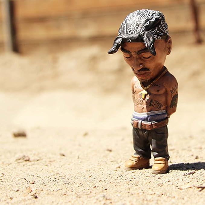 Legend-Commemorative Resin Ornaments, Peculiar and Interesting Rap Music Star Resin Sculptures, Commemorative Resin Ornaments, Best Gift for Friends, Black